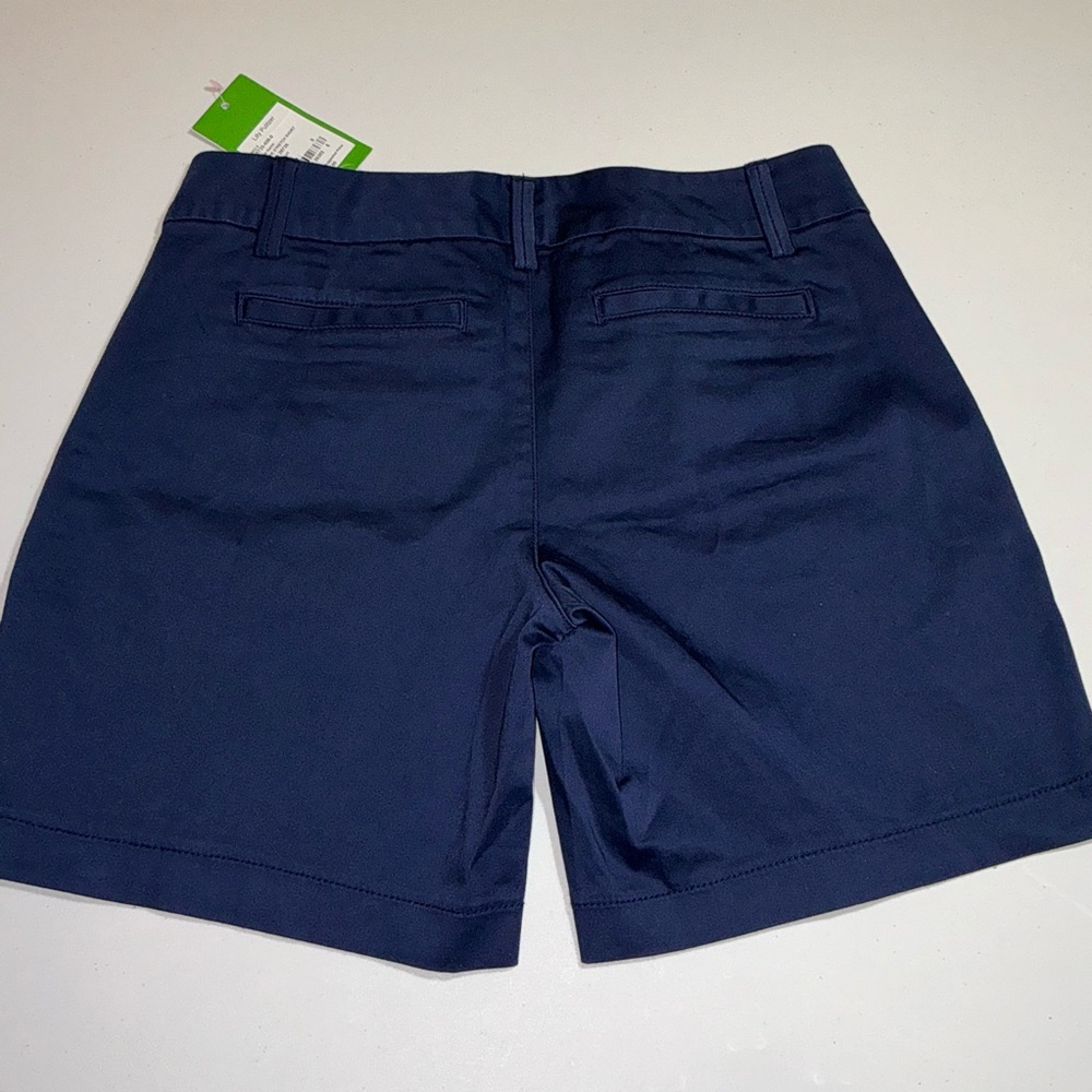Lilly Pulitzer NWT 7" Jayne Shorts True Navy $74 Size 0 - Picture 3 of 13